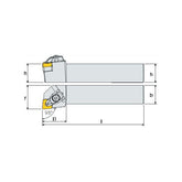 ACLN R/L Turning tool holder A A - Makotools Industrial Supply Tools for Metal Cutting